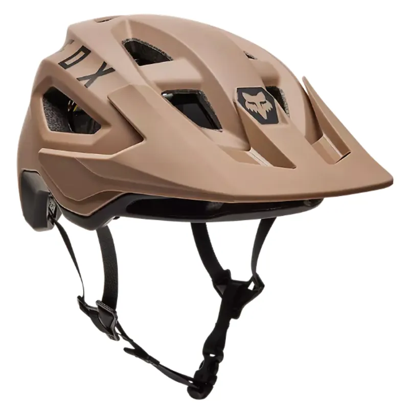 Fox Racing Speedframe Helmet in Mocha Brown